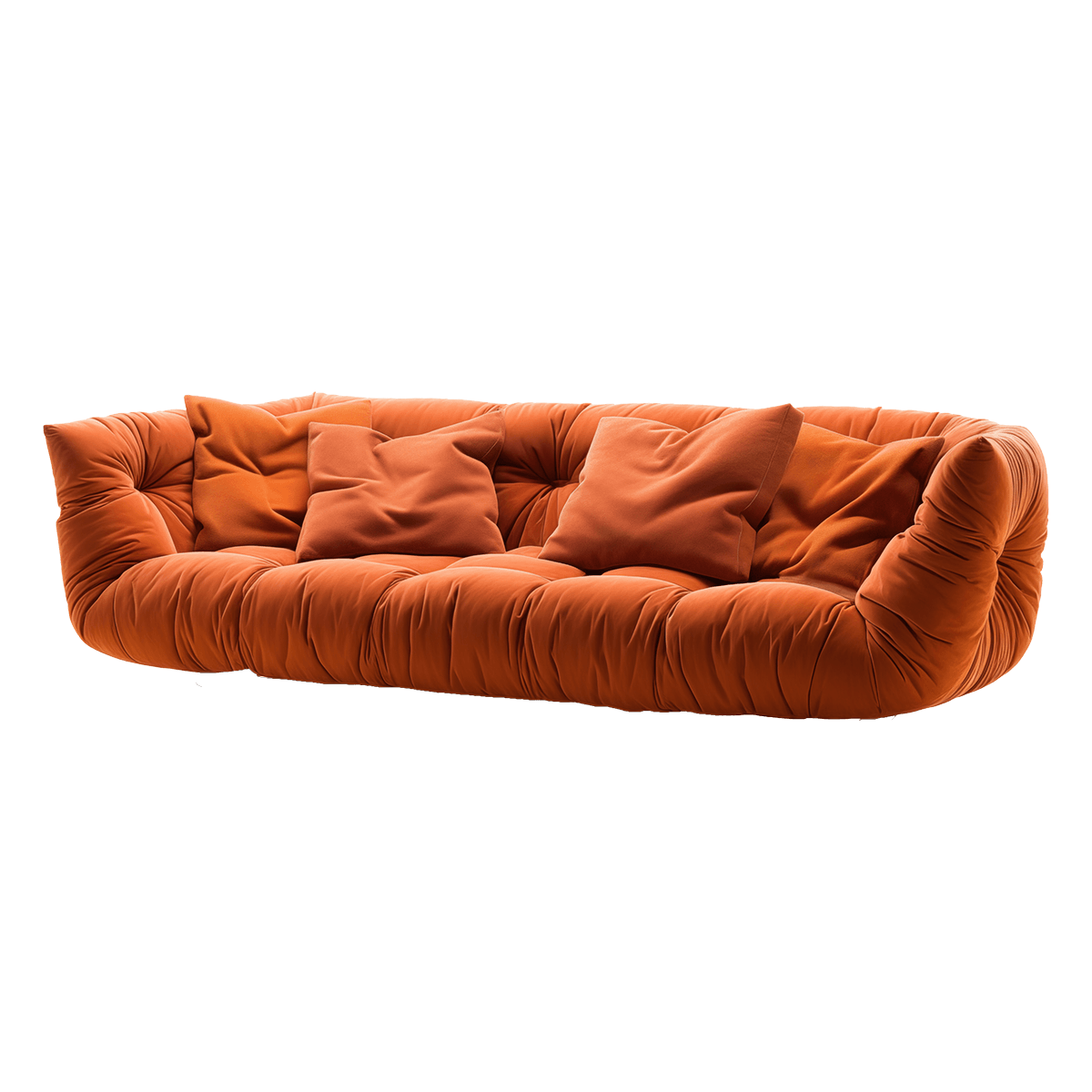 Armless Twin Size Floor Sofa